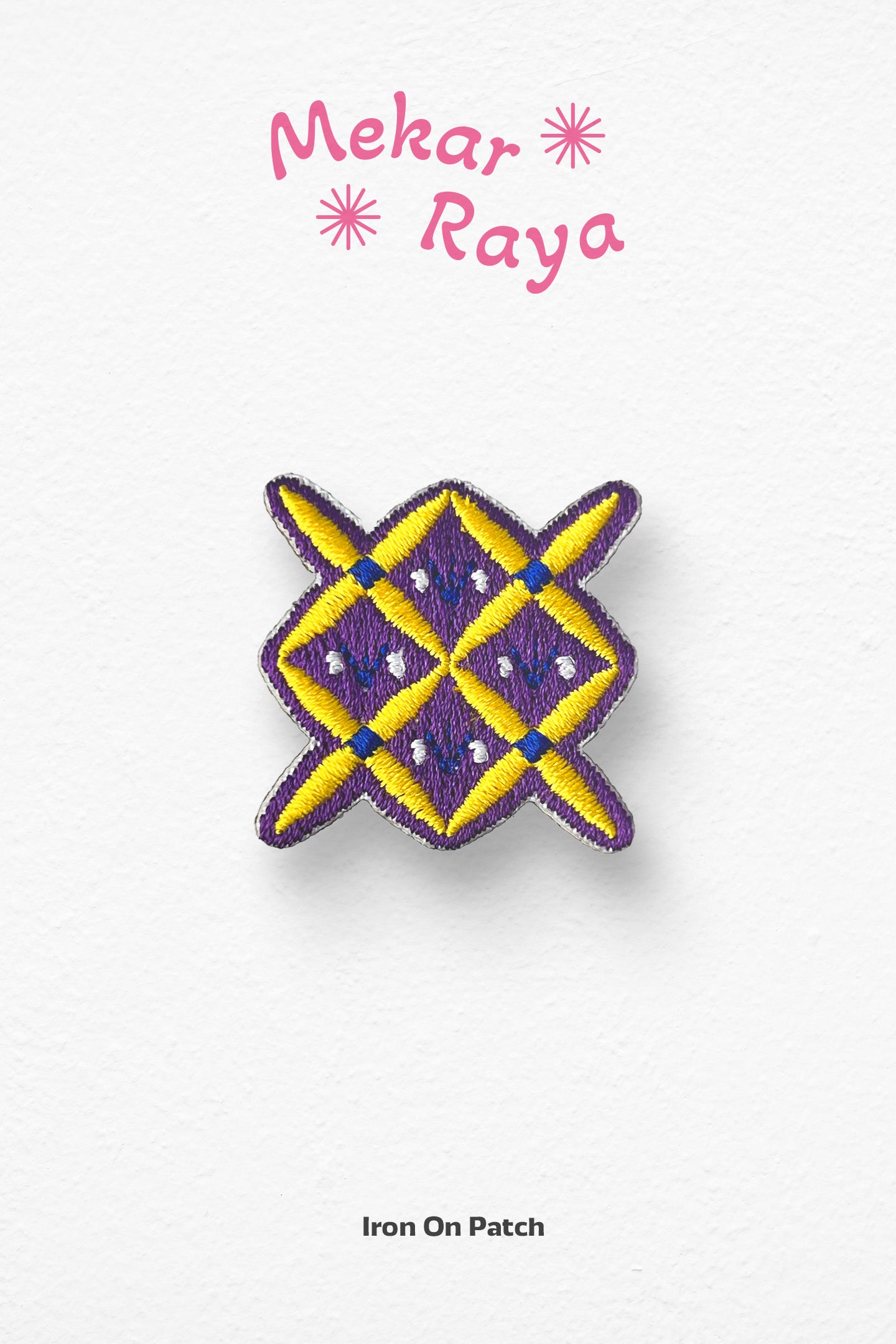 Ixora (Iron On) Patch