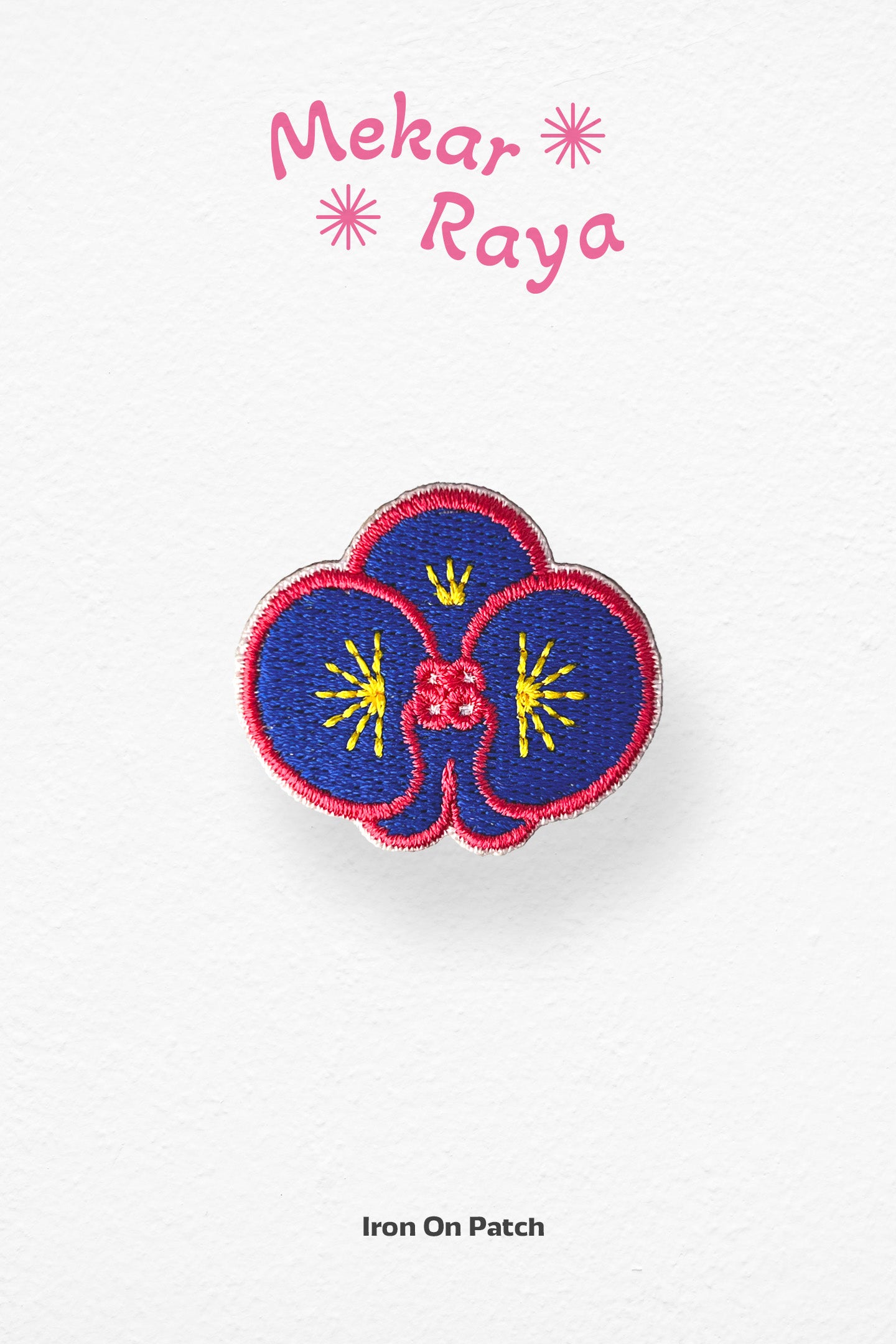 Orchid (Iron On) Patch