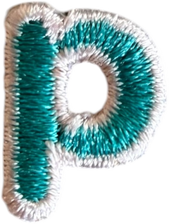 Lowercase p Alphabet Patch