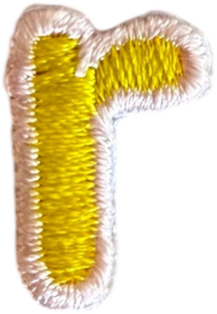 Lowercase r Alphabet Patch