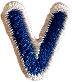 Lowercase v Alphabet Patch