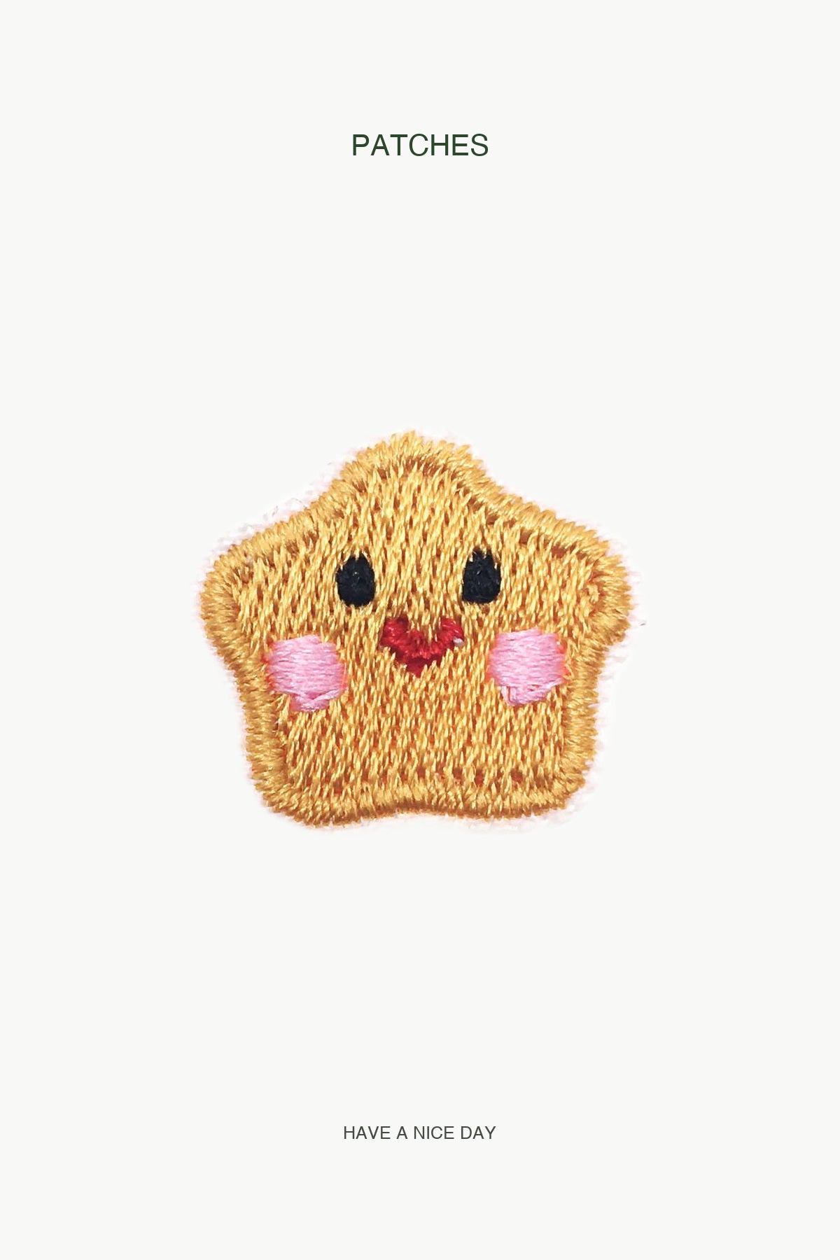 Little Smiling Star Patch — branded PATCHES display card