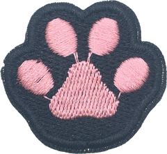 Pink Cat Footprint Patch