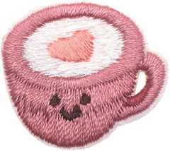 Smiling Heart Latte Patch