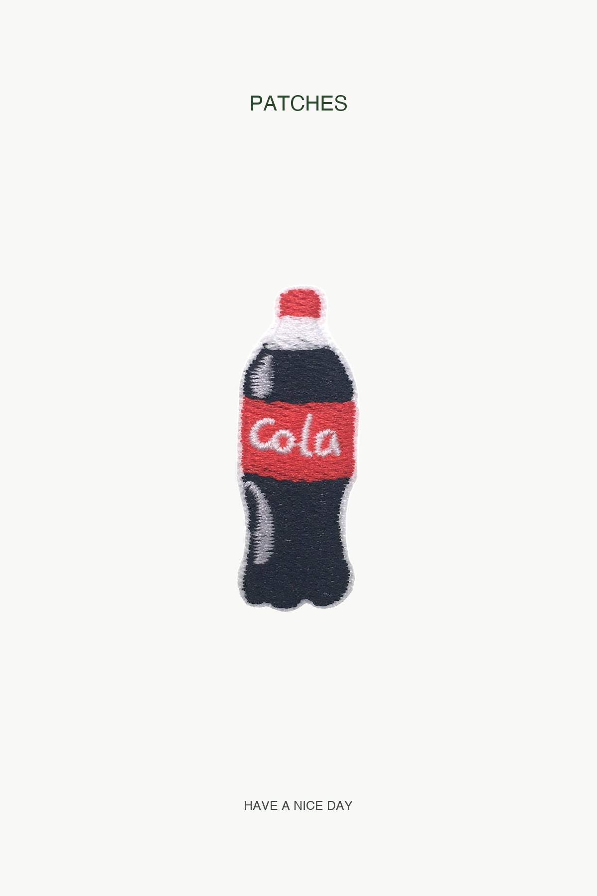 COLA Patch — branded PATCHES display card