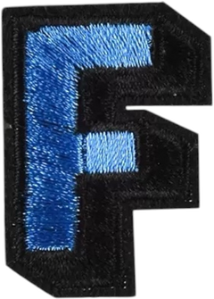 Uppercase F Alphabet Patch