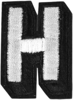 Uppercase H Alphabet Patch