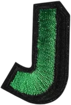 Uppercase J Alphabet Patch