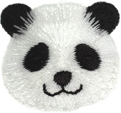 Panda Head Patch