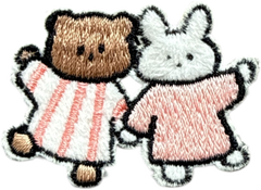Bear and Bunny Friendship Patch