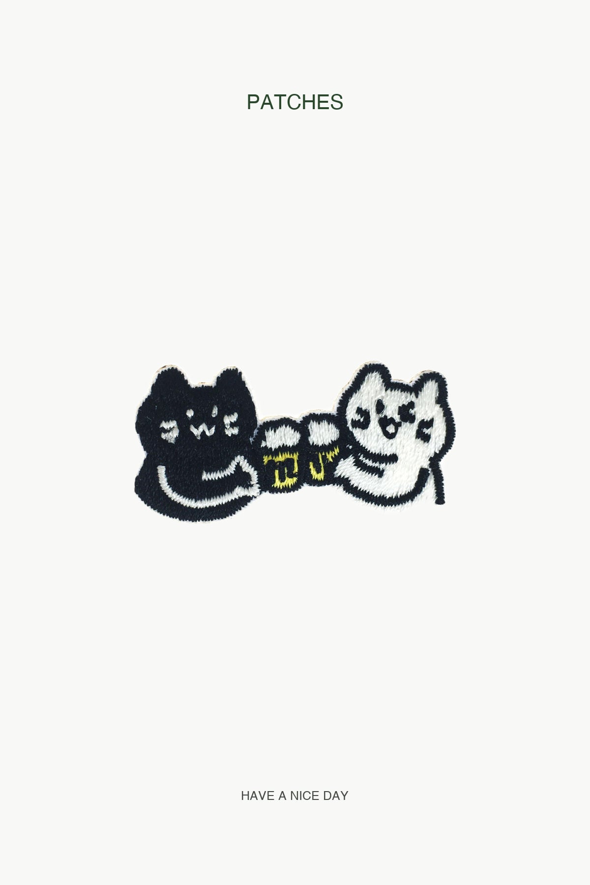 Cheers To Cat Patch — branded PATCHES display card