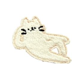 Lazy White Cat Patch