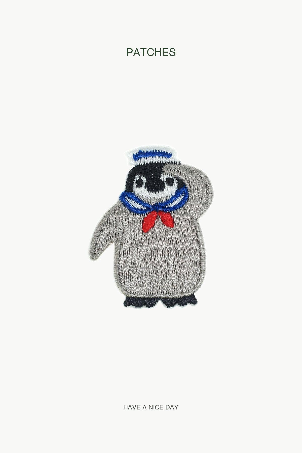 Penguin Patch — branded PATCHES display card