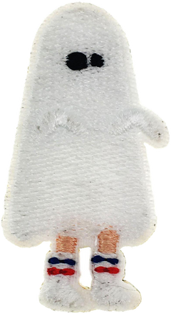 White Ghost In Sneakers Patch