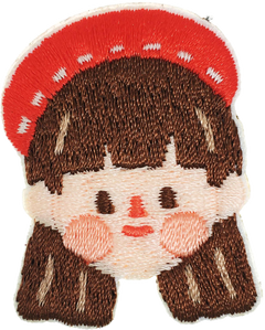 Red Beret Girl Patch