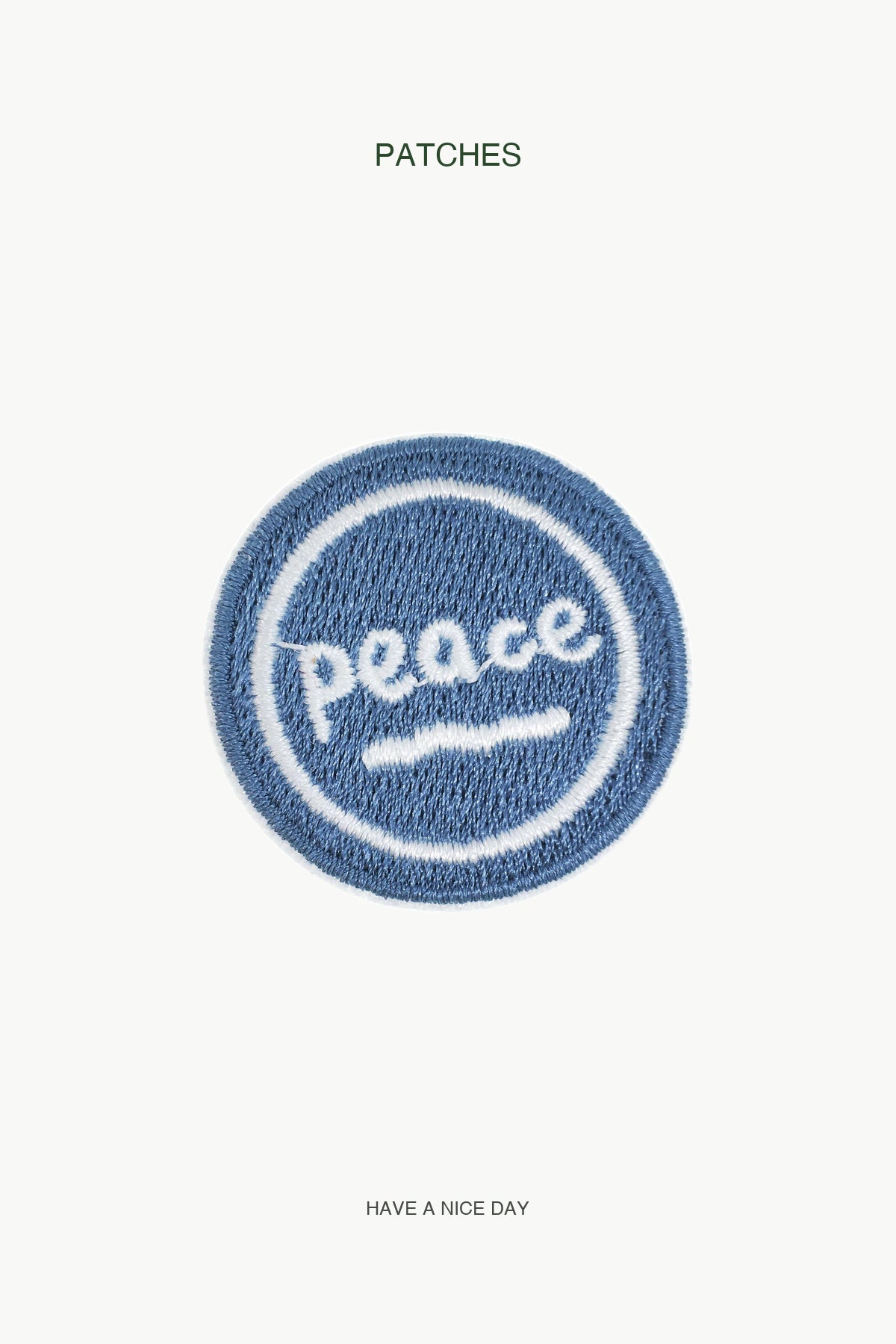 Peace  Patch — branded PATCHES display card