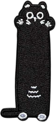 Standing Long Black Cat Patch