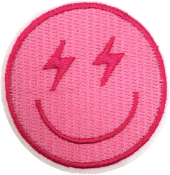 Pink Lightning Smile Patch