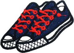 Black Sneakers Patch