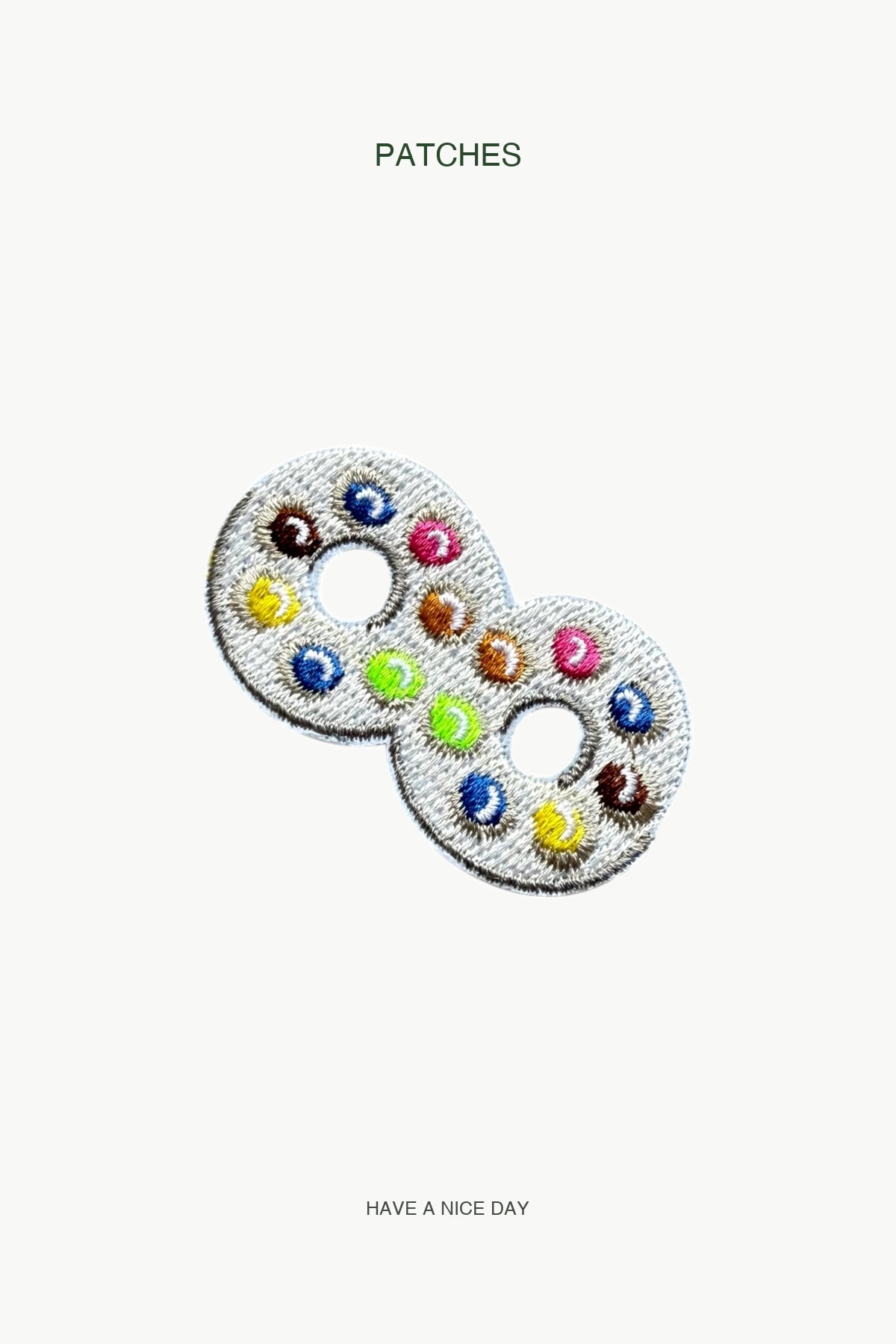 Eyeglass Chocolate Patch — branded PATCHES display card