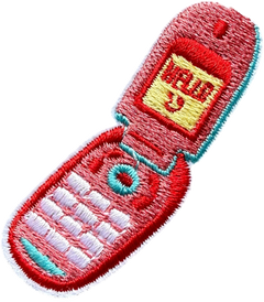 Vintage Flip Phone Patch