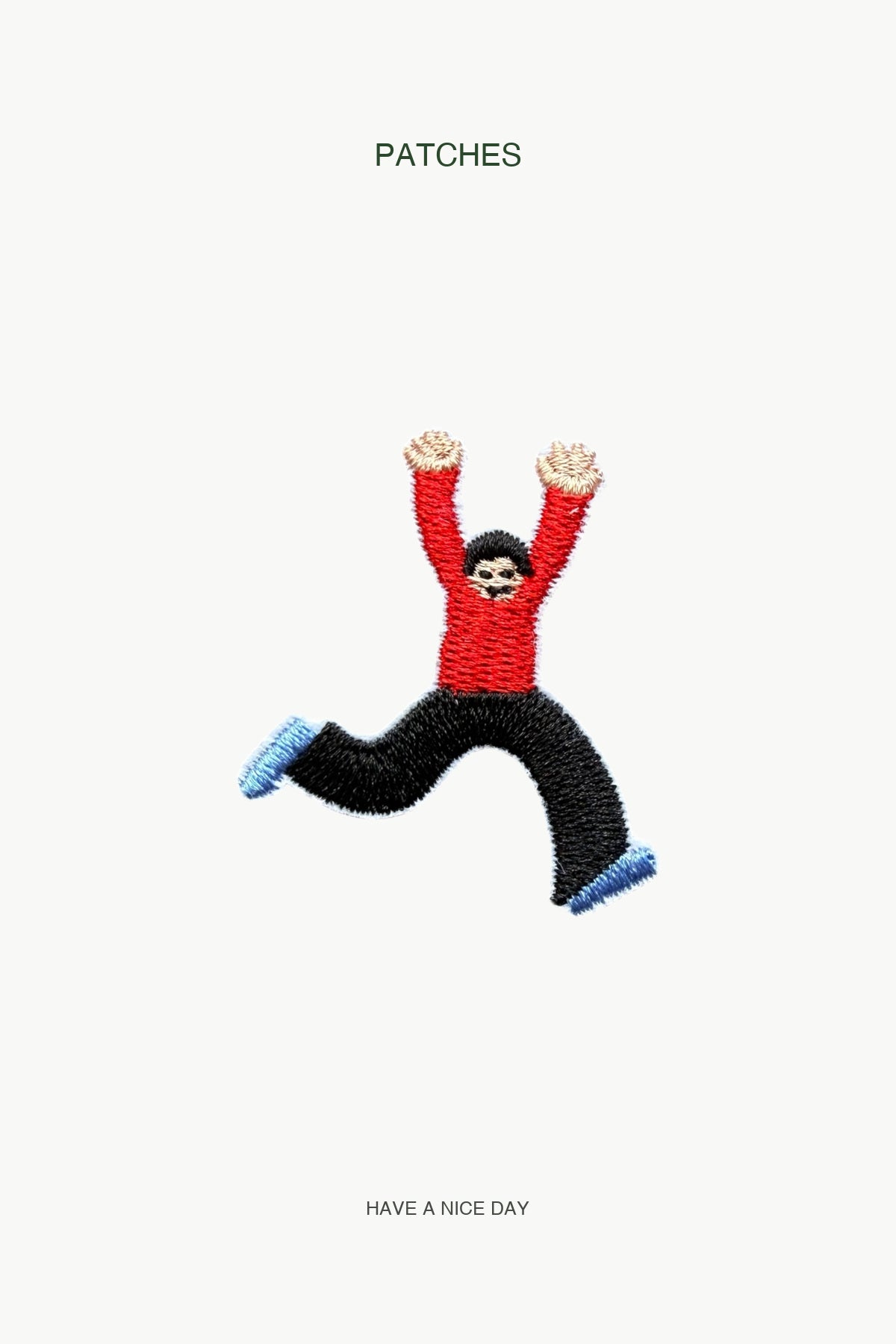 Jump for Joy Patch — branded PATCHES display card