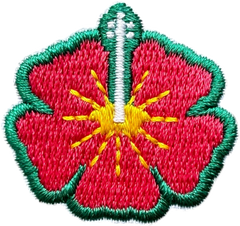 Hibiscus (Iron On) Patch