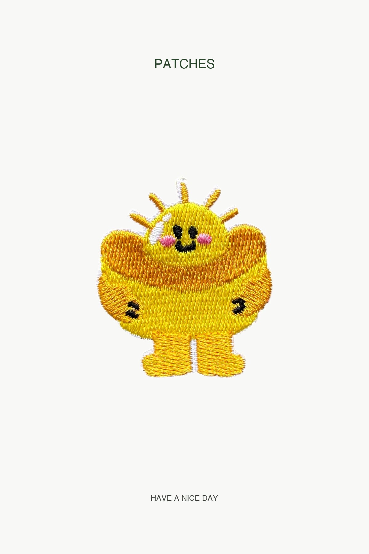Golden Ingot (Yuan Bao) Patch — branded PATCHES display card