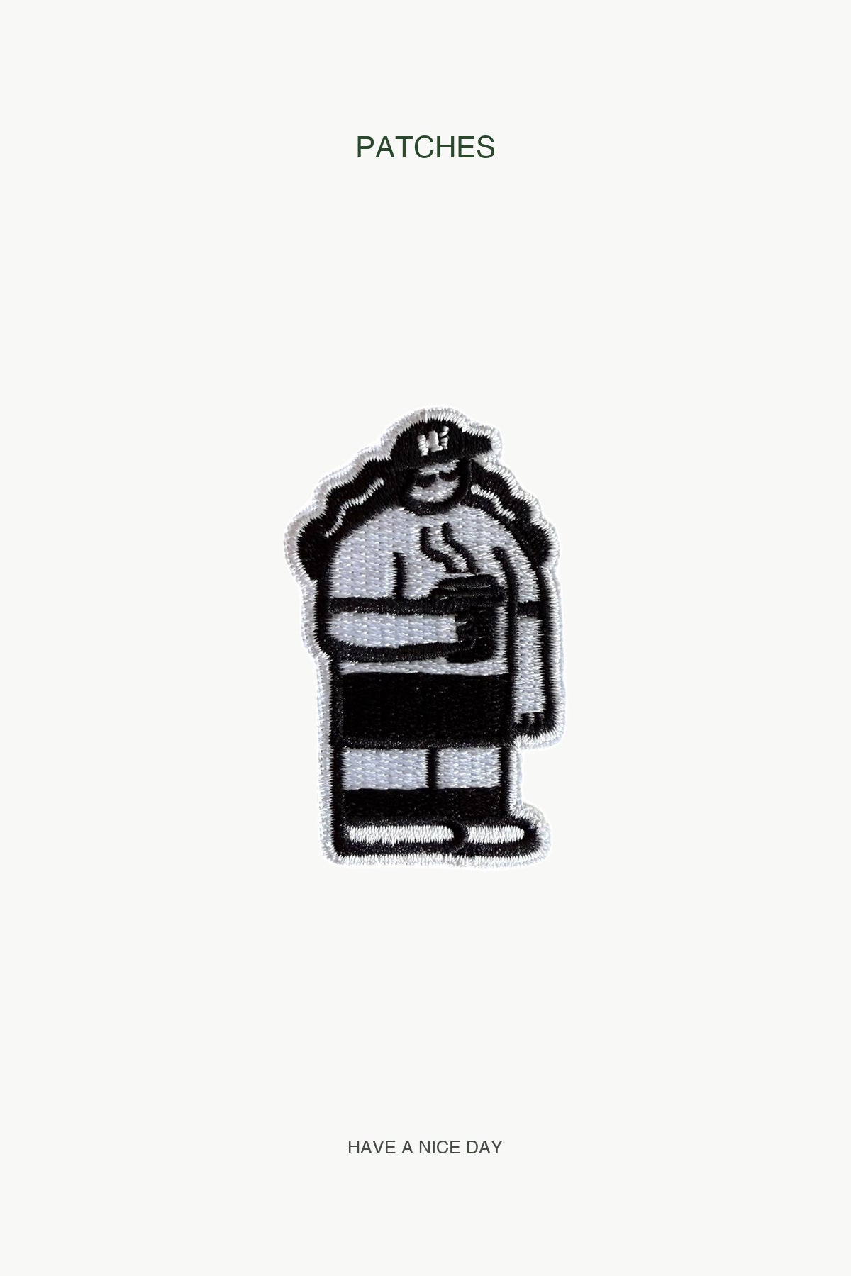 Coffee To-Go Gal Patch — branded PATCHES display card
