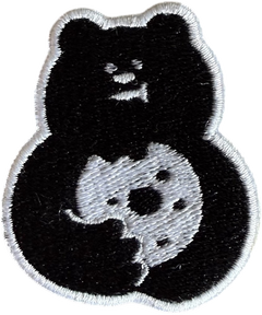 Bear Eating Cookies Patch