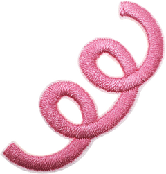 Curly Pink Patch