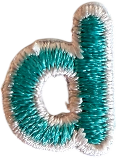 Lowercase d Alphabet Patch