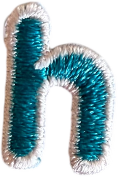 Lowercase h Alphabet Patch