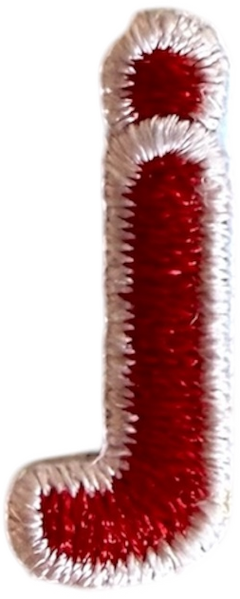 Lowercase j Alphabet Patch