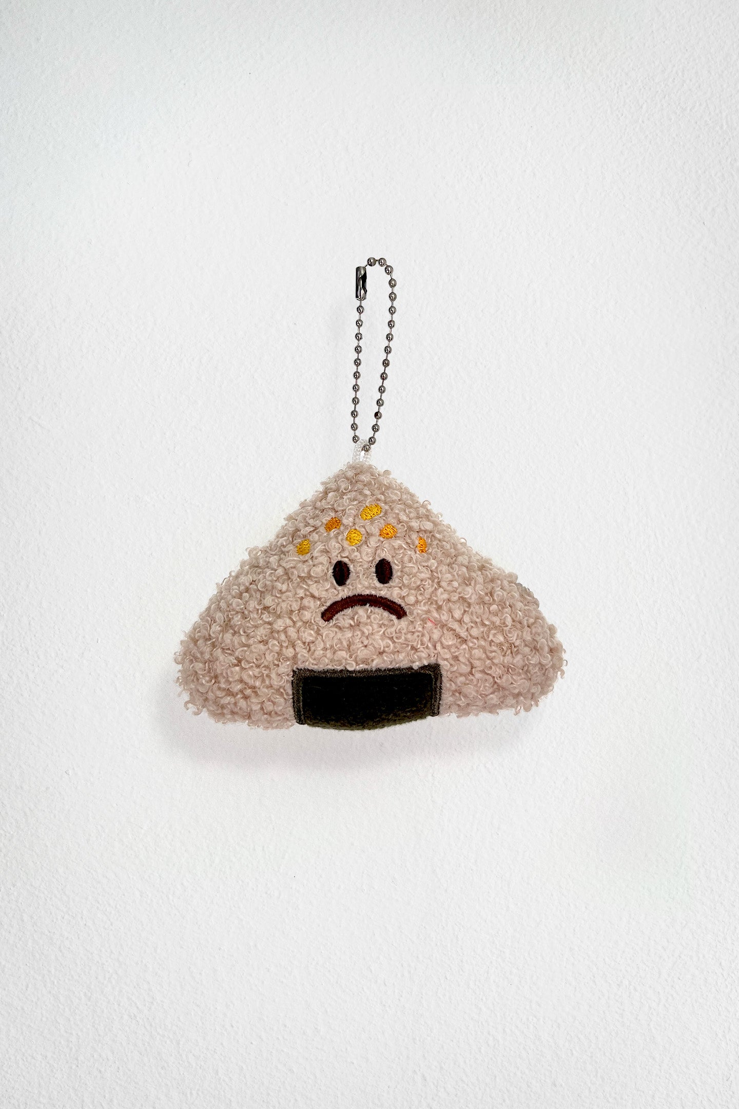 Soft Toy Keychain (Brown Onigiri)
